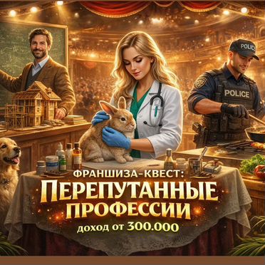 Франшиза квест Интерактив Профессии
